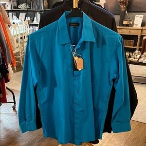 Marquise Vibrant Blue Men's Dress Shirt